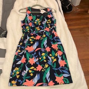 Jcrew lined floral shift - size 2